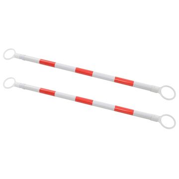 Gossi baliza rutiera retractabila, 2 buc., 116-197 cm, plastic
