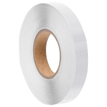 Gossi banda reflectorizanta, alb, 2,5 cmx50 m pvc