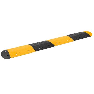 Gossi prag limitator de viteza galben&negru, 226x32,5x4 cm, cauciuc