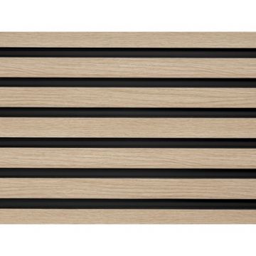 Panou decorativ riflat Mardom Decor Lamelli Medio - Culoare lamelli light oak