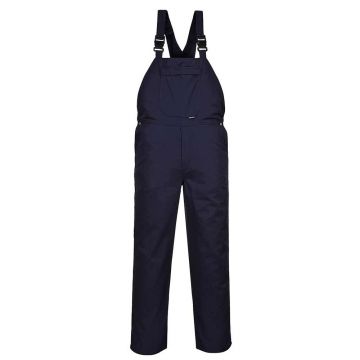 Pantaloni Portwest cu pieptar Burnley C875NATXL, culoare navy, marime XL