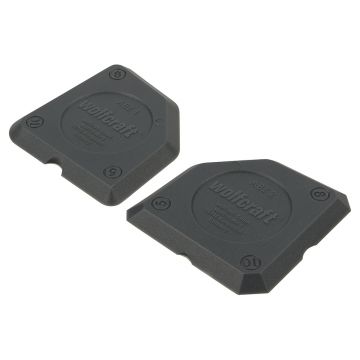 Set 2 spatule pentru rosturi Wolfcraft 4331000, finisare silicon