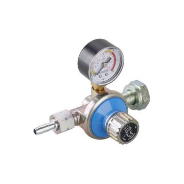 Supapă de reglare a presiunii 0-4 bar cu manometru Adaptor pentru conectorul furtunului filetat de 9 mm 1/4"x 3/8"