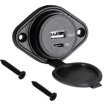 MUFA ALIMENTARE USB / TYPE C QC / PD