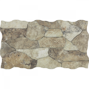 Placa murala portelanata Canyon Oxide  25X45  mata