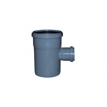 Ramificatie redusa polipropilena (PP) HTEA 87Â°-110 mm x 50 mm