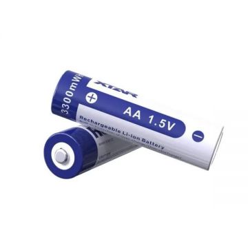 Acumulator AA (R6) Li-ion 14500 1.5V 2000mAh, set 4 bucati, XTAR