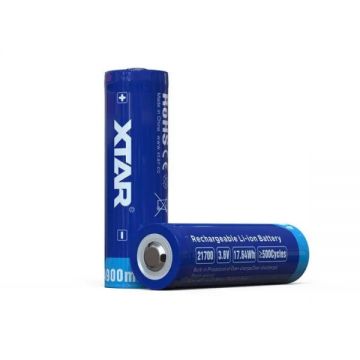 Acumulator industrial Li-ion terminal cu varf 21700 3.6V 4900mAh XTAR