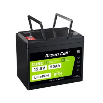 Acumulator litiu LiFePO4 Greencell 12.8V 50Ah, 270x175x220mm, LFPGC12V50AH