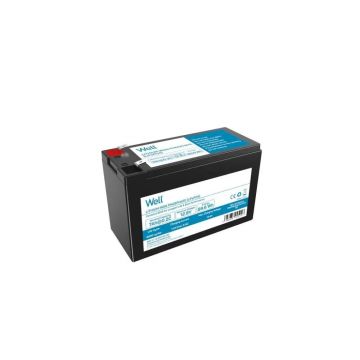 Acumulator litiu LiFePO4 Well 12.8V 7Ah, terminal F2, 151x65x94(100)mm