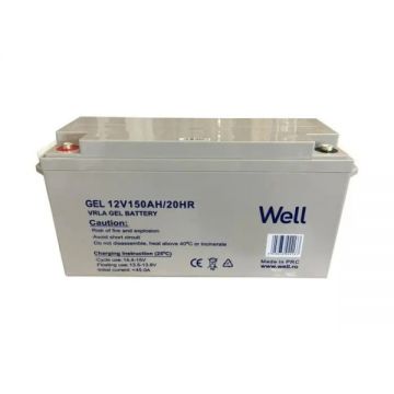 Acumulator plumb acid cu gel Well 12V 150AH, terminal M8