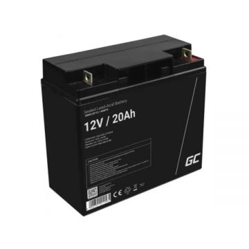 Acumulator plumb acid GreenCell 12V 20AH, terminal F3 (M5), 181x77x160(167) mm, AGM10