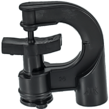 Aspersor Microirigare Diametru Irigare 7 M, Raza De Actiune 360 Grd, Debit Maxim 70 L/h, Presiune 2 Bar,Negru