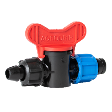 Conector Cu Robinet Fara Garnitura Pentru Banda De Picurare,Dimensiune 17mm, Presiune 4 Bari