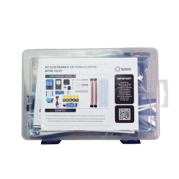 Kit de electronica tip STEM cu ESP32, Bitmi 10239 Kit de electronica tip STEM cu ESP32, Bitmi 10239