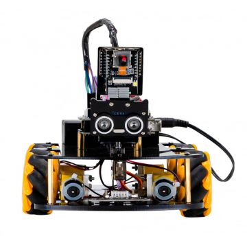 Kit de robot ESP32 cu roata omnidirectionala mecanum, Bitmi 10005