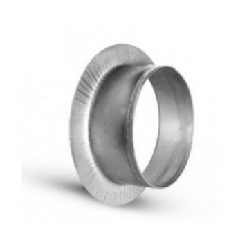 Piesa speciala stut cu talpa diametru Ø125, tabla de otel zincata cu garnitura de etansare