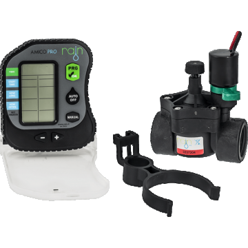 Programator automat pentru sisteme de irigare, 1 zona, 2 programe, AMICO PRO cu electrovalva 1