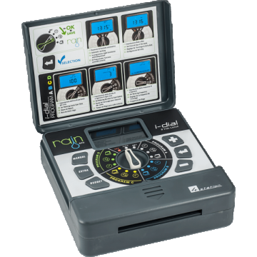 Programator automat pentru sisteme de irigare, 24V, 4 zone, 4 programe, I-DIAL pentru montare in interior