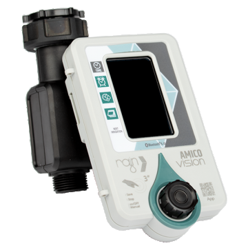 Programator automat pentru sisteme de irigare, 40 l/min, 1 zona, 1 program, AMICO VISION cu Bluetooth 5.0