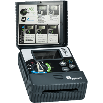 Sistem de irigare automatizat, 24V, 4 zone, 2 programe, C-DIAL pentru montare in interior