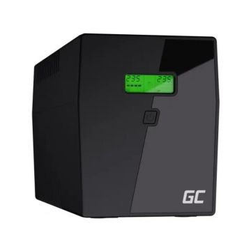 UPS line interactiv 600VA/360W, afisaj LCD, UPS01LCD PowerProof Greencell