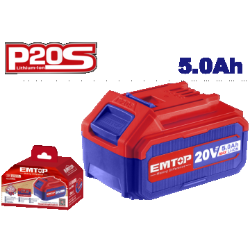 1 x Acumulator 5.0AH litiu-ion, universal compatibila cu produsele P20S - EBPK2003, EMTOP