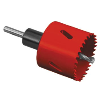 Carota bimetalica 140 mm, profesionala, pentru gaurire precisa in lemn, metal si zidarie