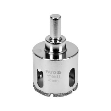 Carota diamantata pentru placi ceramice 40 mm, taiere precisa si rapida