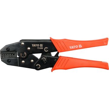 Cleste de sertizare pentru conectori 0,5-4,0 mm², mecanism cu clichet, profesional, otel calit