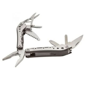 Cleste multifunctional TRUE UTILITY MINIMULTI TU195K, 10 functii, otel inoxidabil, compact