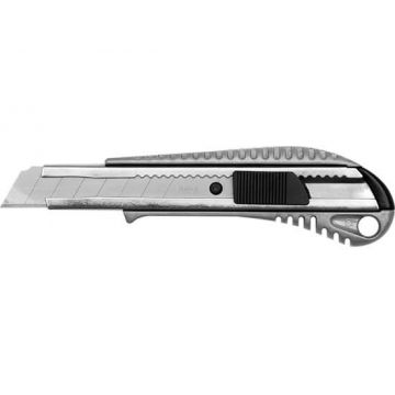 Cutter Vorel 18 mm, cu lama retractabila, pentru taiere precisa