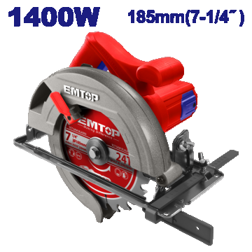 Fierastrau circular electric 1400W, 185mm - ECSW1852, EMTOP
