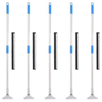 Gossi raclete de podea, 5 buc., 45,5x119,5 cm, otel si cauciuc