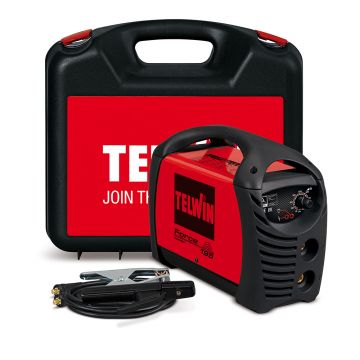 Invertor sudura  MMA Telwin FORCE195ACX, 170 A, cu accesorii, electrozi 1.6-4  mm