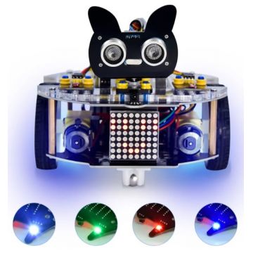 Kit robot educational Beetlebot 3 in 1 pentru Arduino si STEM, Keyestudio
