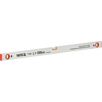 Nivela aluminiu 1000 mm, 3 bule, rezistenta la socuri, profesionala