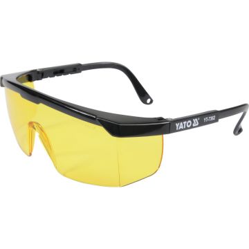 Ochelari de protectie cu clasa optica 1 – rama neagra, brate reglabile, filtru UV