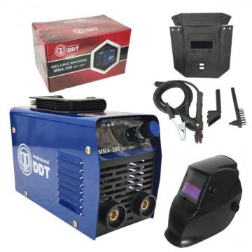 Pachet promo Aparat de sudura DDT PROFESSIONAL DDT-2001, MMA 300A, afisaj electronic LCD + Masca Sudura Automata cu Reglaj si Cristale