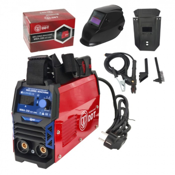 Pachet promo Aparat de sudura DDT PROFESSIONAL DDT-2002 , MMA 350A, afisaj electronic LCD, Invertor, tehnologie inalta + Masca Sudura Automata cu Reglaj si Cristale