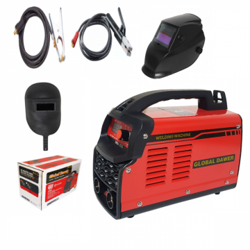 Pachet promo Aparat de Sudura tip Invertor, Global Dawer, MMA 250 + Masca Sudura Automata cu Reglaj si Cristale