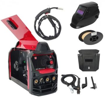 Pachet promo Invertor Aparat de sudura DDT-2004, cu rola sarma MIG MMA DDT PROFESSIONAL, 300 A+Masca Sudura Automata cu Reglaj si Cristale