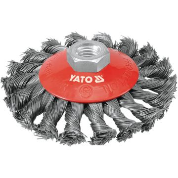 Perie rotunda 100 mm pentru bormasina, prindere M14