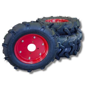 Roata motocultor 600-12 pneumatica, cauciuc cu janta metalica, Elefant