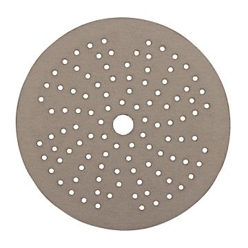 Set 5 foi abrazive Wolfcraft 1109000, Ø 125 mm, prindere Velcro, gauri multiple, granulatie 180