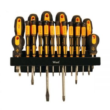 Set surubelnite Wert 2257, 17 piese