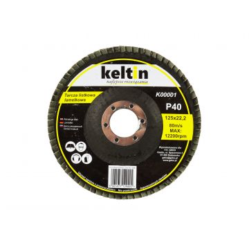 Disc abraziv pentru slefuire, 125 mm, P40, Keltin