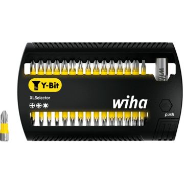 bit set XLSelector Y-Bit 25mm, PH / PZ / TX (black/yellow, 31 pieces) bit set XLSelector Y-Bit 25mm, PH / PZ / TX (black/yellow, 31 pieces)