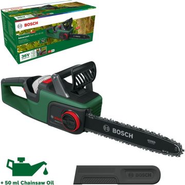 Bosch cordless chainsaw AdvancedChain 36V 35-40 Solo, 36Volt, electric chainsaw (green/black, without battery and charger, POWER FOR ALL) Bosch cordless chainsaw AdvancedChain 36V 35-40 Solo, 36Volt, electric chainsaw (green/black, without battery and charger, POWER FOR ALL)