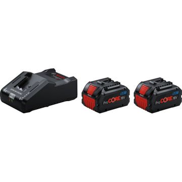 Bosch starter set 18V, 2x ProCORE 18V 8.0Ah + GAL 18V-160 Professional (black, 2x battery + charger, AMPShare Alliance) Bosch starter set 18V, 2x ProCORE 18V 8.0Ah + GAL 18V-160 Professional (black, 2x battery + charger, AMPShare Alliance)